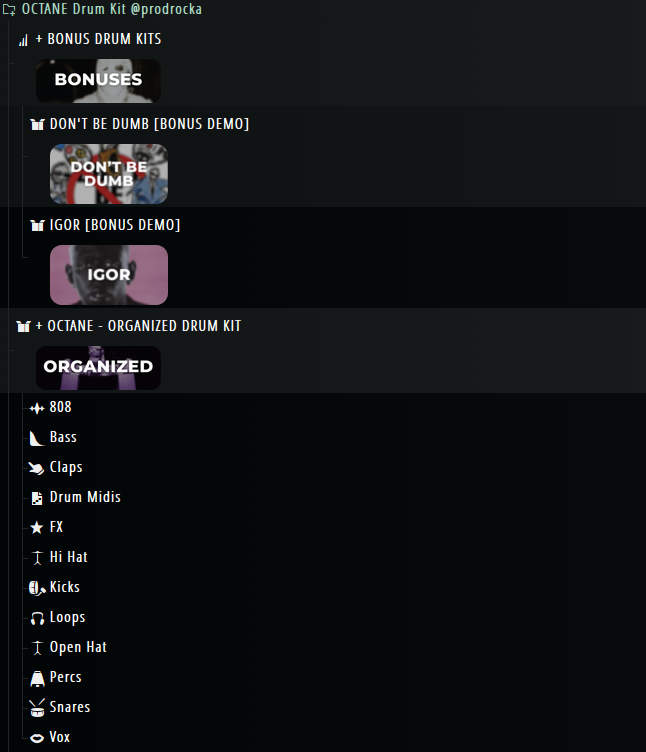 🧪 OCTANE Drum Kit
